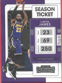 Lebron James Laker Season Ticket