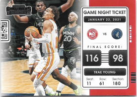 Trae Young 2021 Hawks Card